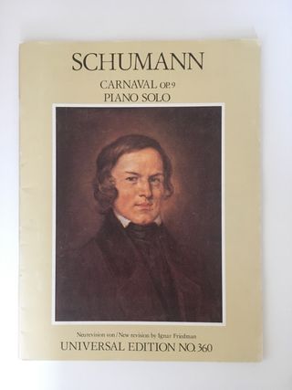 Schumann Carnaval Op.9 Piano Solo Edición Universa