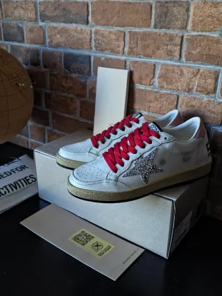 Golden Goose Ball Star Rosa/Branco