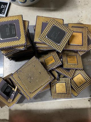 Lote Processadores Cerâmicos Cyrix