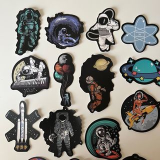 Stickers Autocolantes Espaço Planetas Astronautas