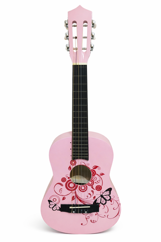 Guitarra Clásica Rosa Infantil