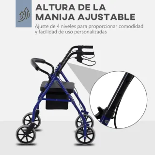 Andador para adultos con asiento