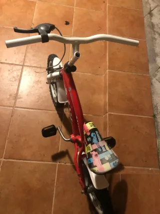 Bicicleta Infantil Rayo McQueen Roja