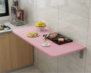 Litera plegable cama 90  ,mesa rosa,estaterias