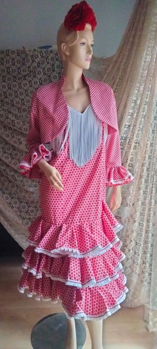 Traje Flamenca Chaquetilla Talla Grande
