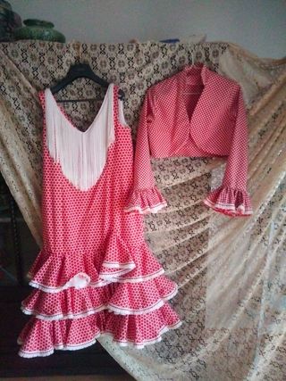 Traje Flamenca Chaquetilla Talla Grande