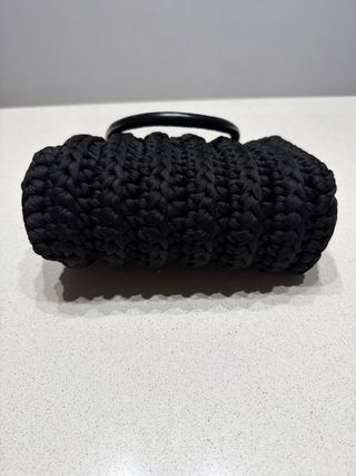 Borsa fatta a mano nera