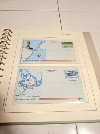 Lote 4 álbumes sellos España Filabo