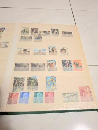 Lote 4 álbumes sellos España Filabo