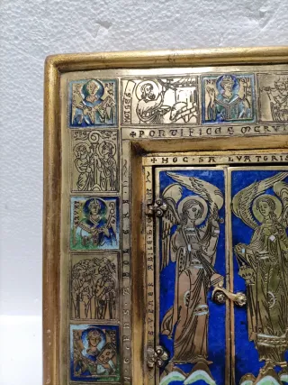 Calvario Bronce Esmalte Modesto Morató