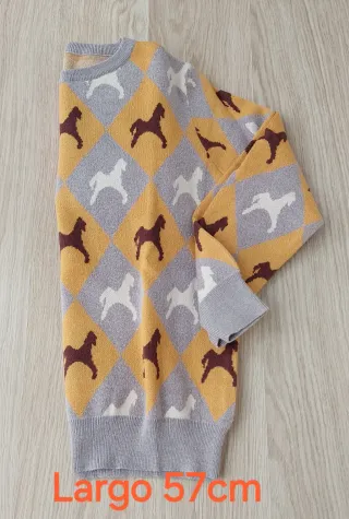 Jersey de punto con perros