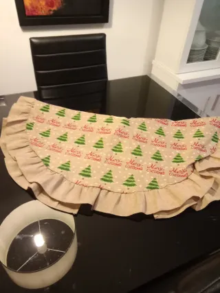 Adorno Árbol Navidad Tela