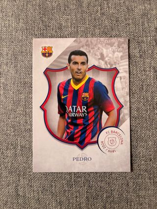 Cromo Topps FC Barcelona Pedro 125