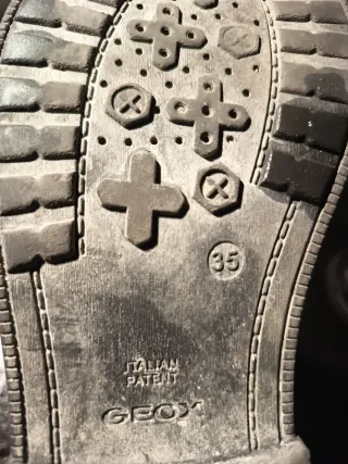 Botas Geox niña negras con estrellas