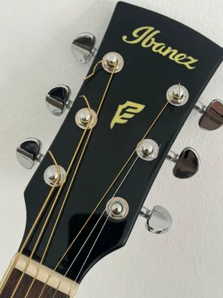 Guitarra Acústica Ibanez Negra