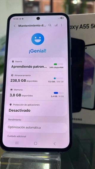 Samsung Galaxy A55 Negro 5G 256GB 8GB RAM