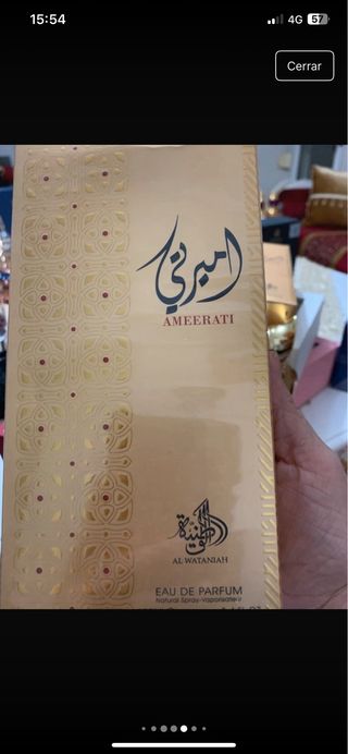 Perfume Ameerati Dorado para mujer