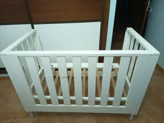Cuna colecho blanca
