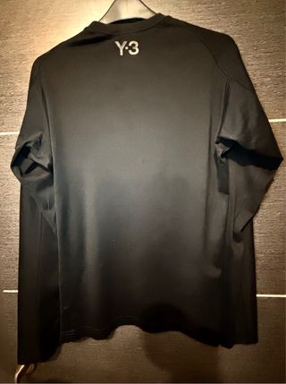 Camiseta Y-3 Negra Manga Larga