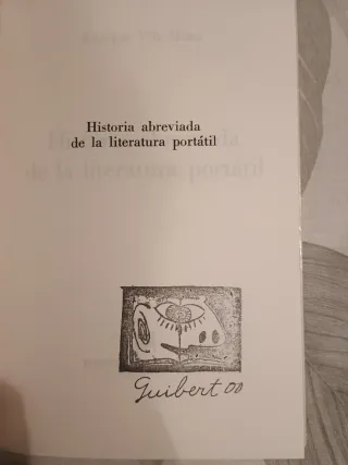 Vila-Matas, Historia abreviada de la literatura po