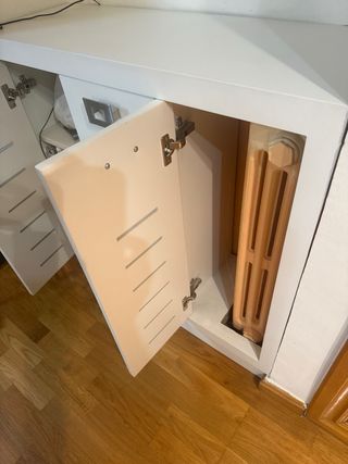 Armario recibidor blanco madera