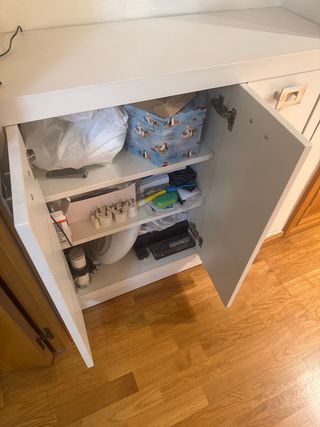 Armario recibidor blanco madera