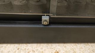 Vitrina expositora cristal y madera