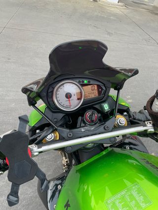 Kawasaki Z750 Verde y Negra