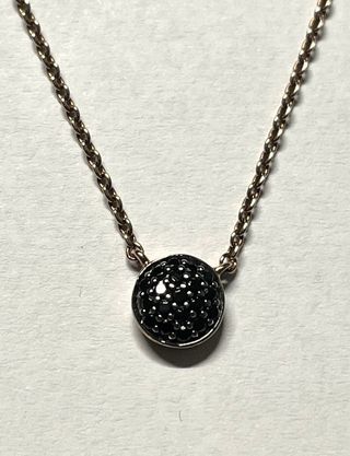 Colgante Aristocrazy Negro y Plateado