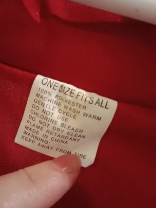 Disfraz Princesa Rojo y Amarillo Talla M.