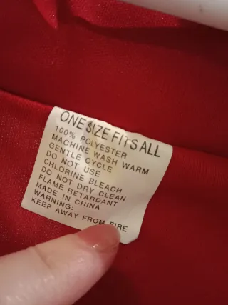 Disfraz Princesa Rojo y Amarillo Talla M.