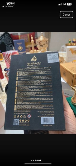 Lattafa Bade Al Oud Oud for Glory Perfume