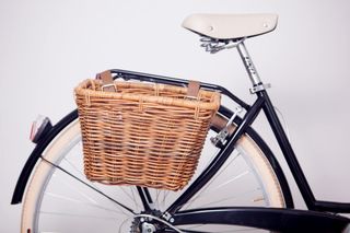 Cesta Mimbre Cuadrada para Bicicleta