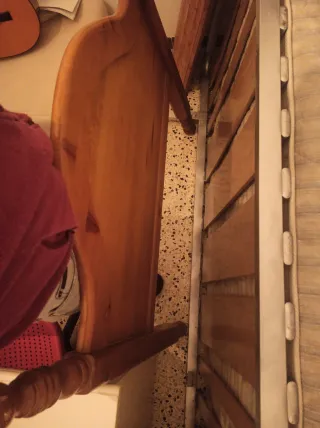 Cabecero cama individual madera 90cm