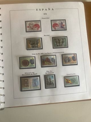 Colección sellos España 74-85
