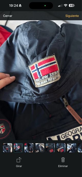 Chaqueta Geographical Norway Negra