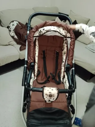 Carro de bebé Largo 3 piezas buho