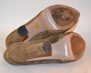 Scarpe Prada in pelle marrone