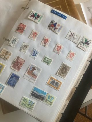 Colección sellos de diferentes paises