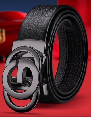 Cinturón de hombre con hebilla doble G 110cm