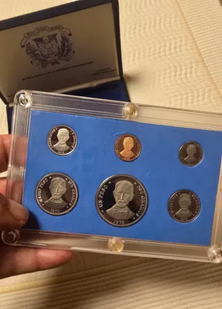 Estuche Monedas R. Dominicana Proof 1978