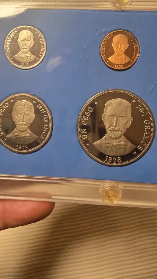 Estuche Monedas R. Dominicana Proof 1978