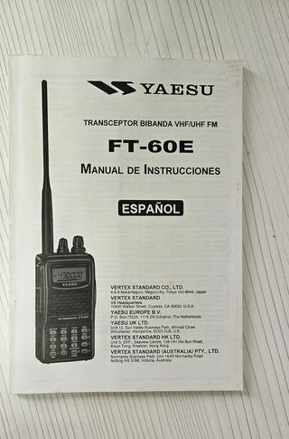 Walkie Yaesu FT-60 FM Transceptor
