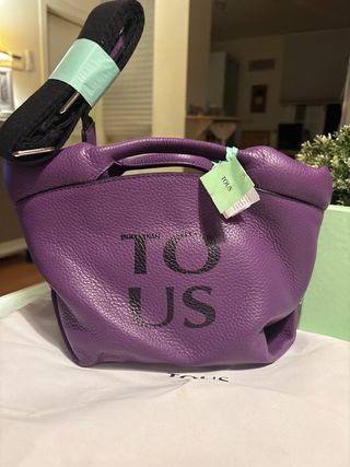 Bolso Tous Morado con Cartera