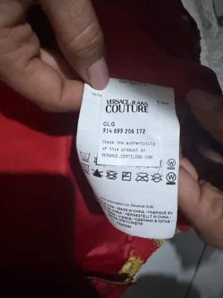 Giacca VersaceJeansCouture con cappuccio cartellin