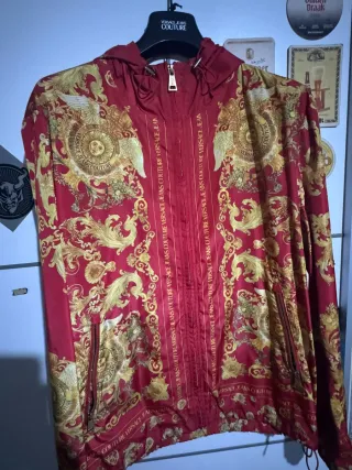 Giacca VersaceJeansCouture con cappuccio cartellin