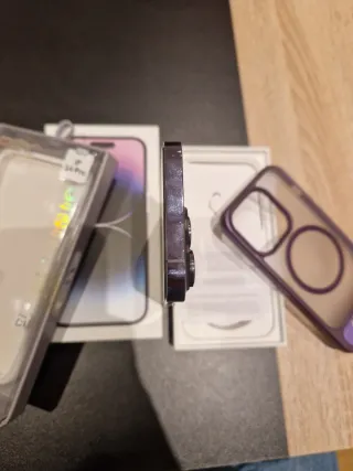 iPhone 14 Pro Morado 100% Batería