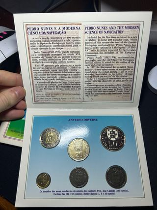 Portugal 1989 Coleção de Moedas