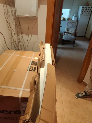 Plato de ducha blanco acrílico sin estrenar