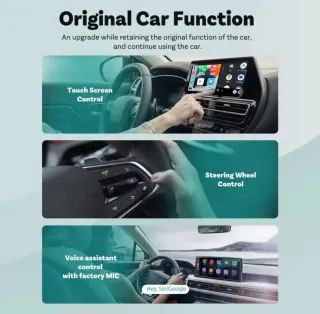 Ottocast Mini Slim Wireless CarPlay Android Auto